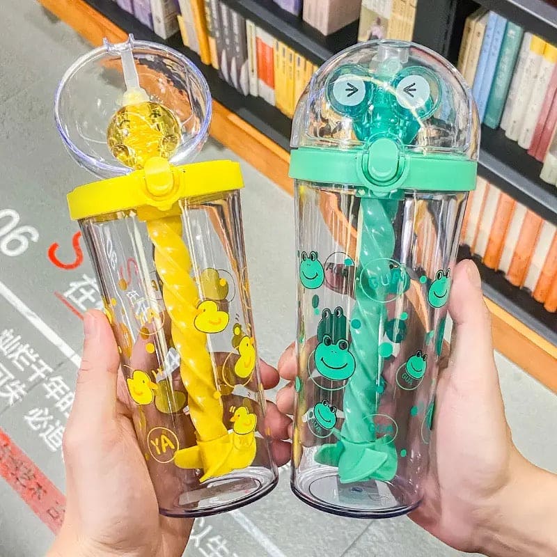 Cute Cartoon Mixing Cup, Creative Student Children Straw Cup, Plastic Straw Water Bottle, Cartoon Stirring Water Bottles, 500ml Infuser Kids Water Bottle, Portable Large Capacity Student Drink Mixing Cup Cute Cartoon Mixing Cup, Creative Student Children Straw Cup, Plastic Straw Water Bottle, Cartoon Stirring Water Bottles, 500ml Infuser Kids Water Bottle, Portable Large Capacity Student Drink Mixing Cup